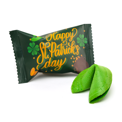 Glückskekse - St. Patrick's Day - Vanille