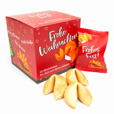 Glückskekse - Frohes Fest - Lebkuchen Geschmack