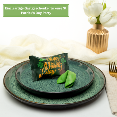 Glückskekse - St. Patrick's Day - Vanille