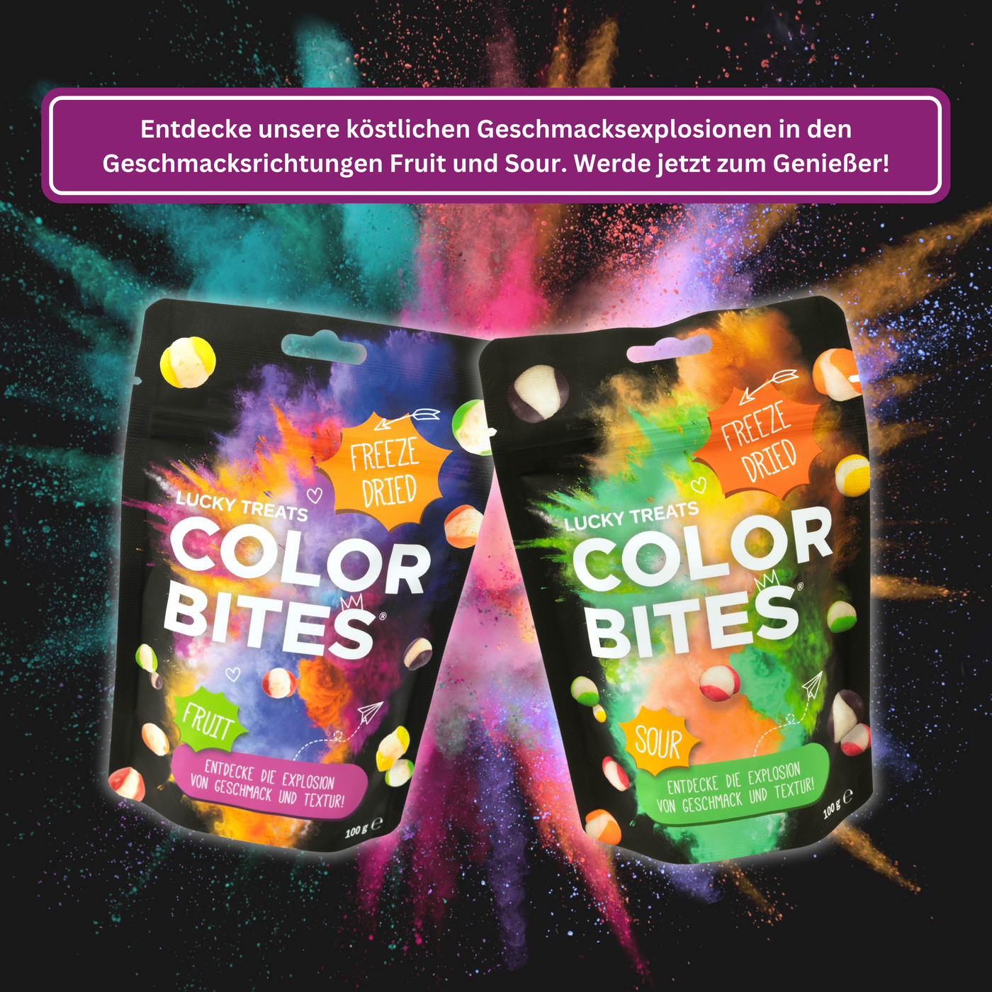 Freeze Dried Color Bites - Fruit Bits - 100g