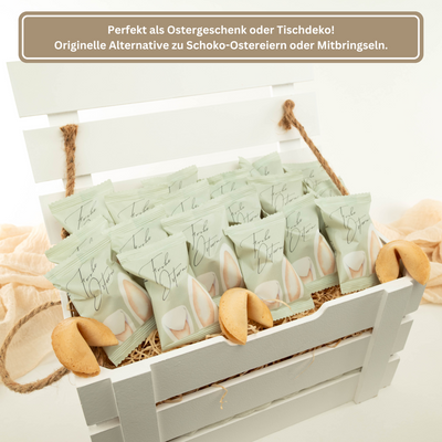 Glückskekse - Frohe Ostern - Grün
