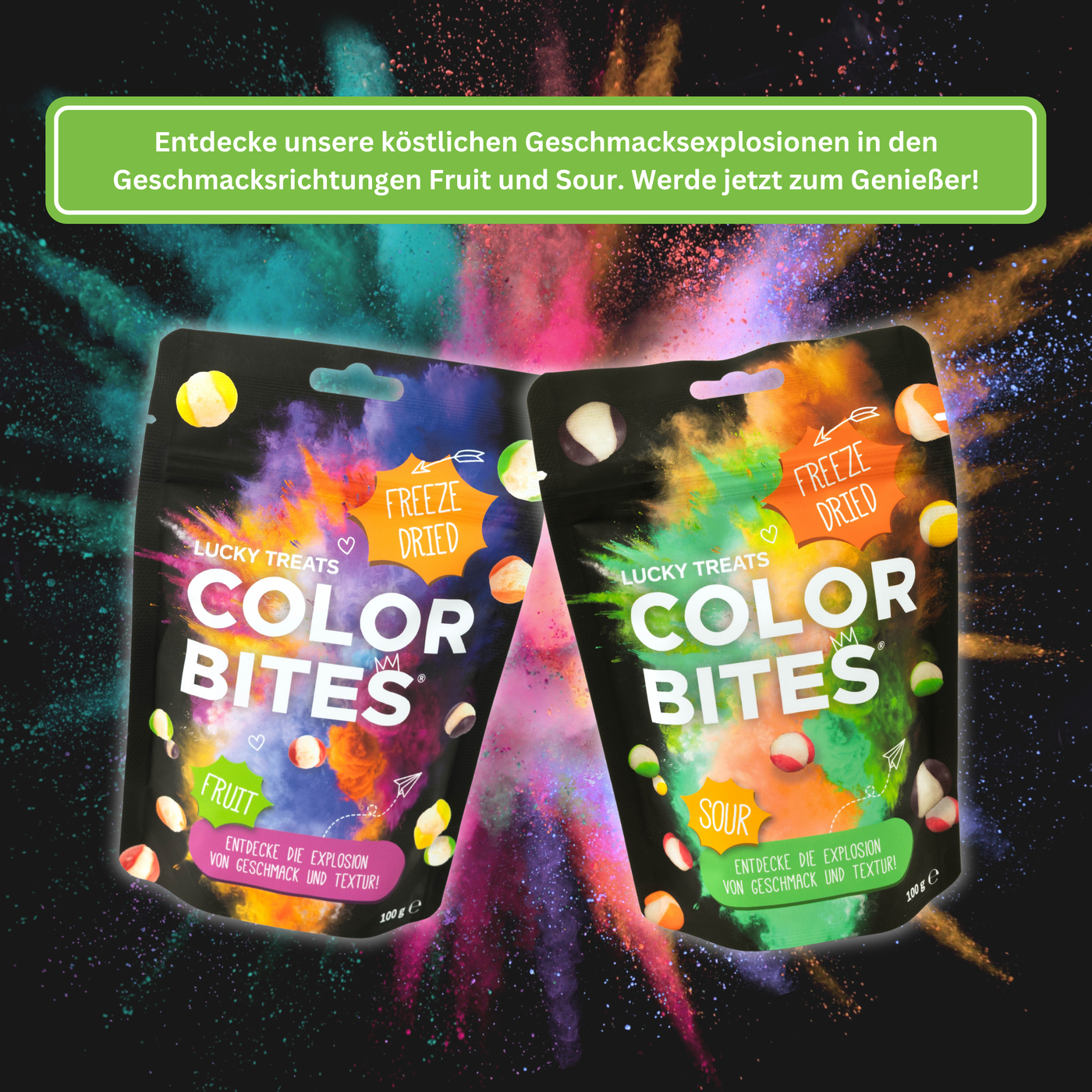 Freeze Dried Color Bites - Sour Bits - 100g
