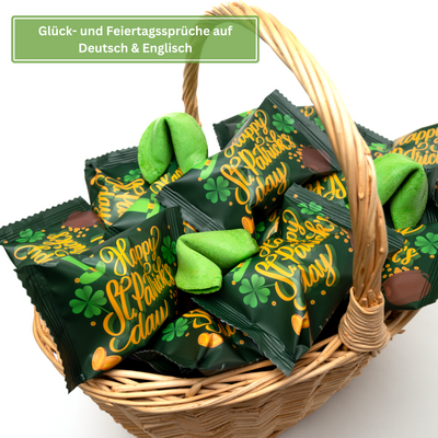 Glückskekse - St. Patrick's Day - Vanille