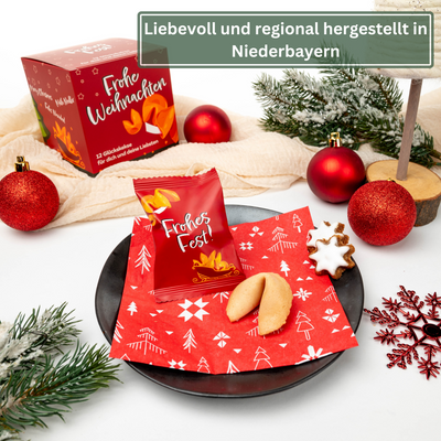 Weihnachts Glückskekse - Lebkuchen Geschmack