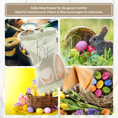 Glückskekse - Frohe Ostern - Grün