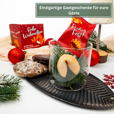 Weihnachts Glückskekse - Lebkuchen Geschmack