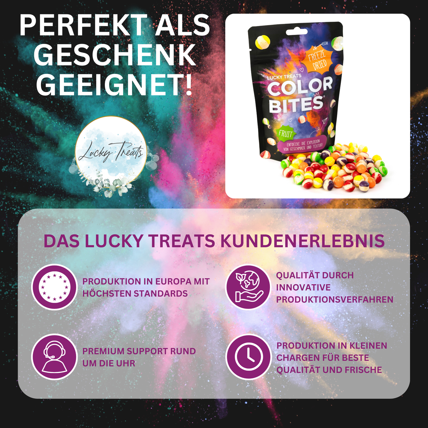 Freeze Dried Color Bites - Fruit Bits - 100g