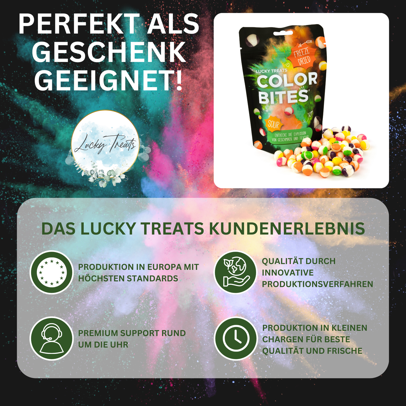 Freeze Dried Color Bites - Sour Bits - 100g
