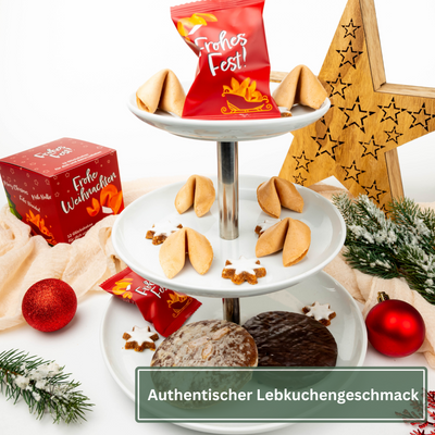 Weihnachts Glückskekse - Lebkuchen Geschmack