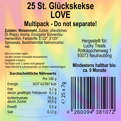 Glückskekse - LOVE
