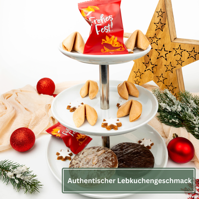 Glückskekse - Frohes Fest - Lebkuchen Geschmack