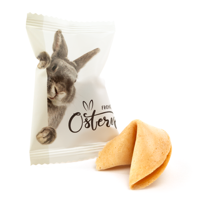 Glückskekse - Frohe Ostern - Weiß