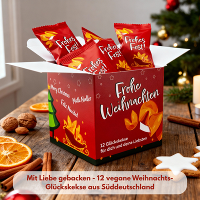 Weihnachts Glückskekse - Lebkuchen Geschmack