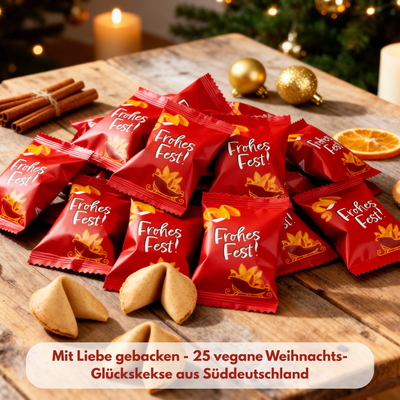 Glückskekse - Frohes Fest - Lebkuchen Geschmack
