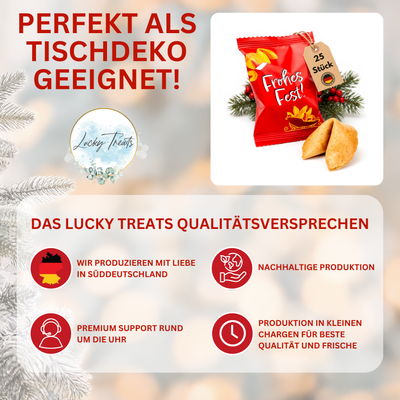 Glückskekse - Frohes Fest - Lebkuchen Geschmack